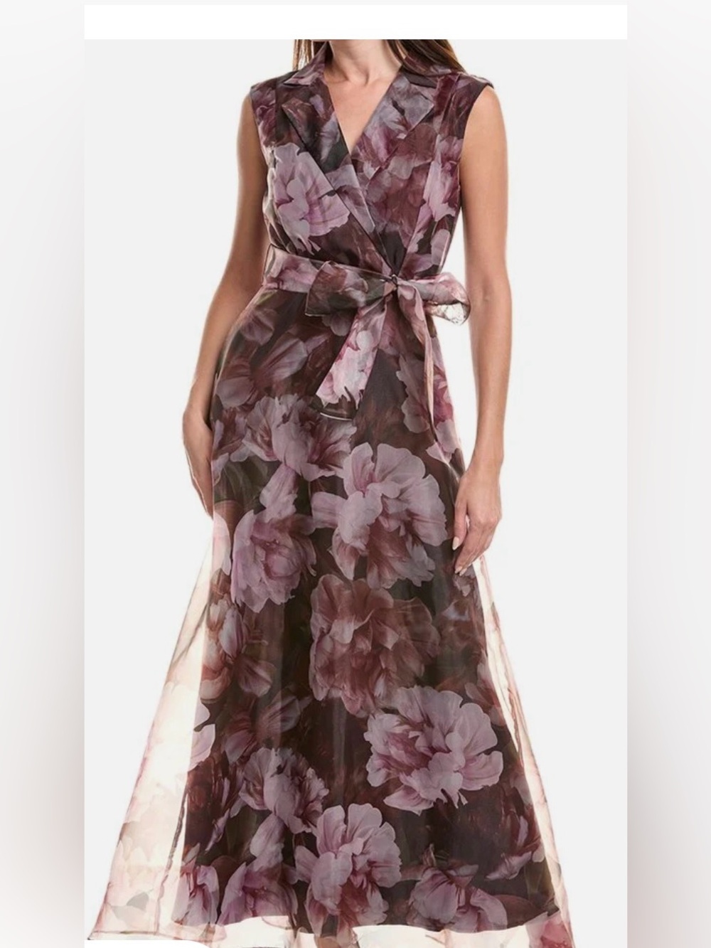 Julia Jordan Organza Maxi Dress